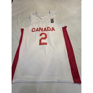 Shai Gilgeous-Alexander #2 Canada National Team jersey in white Size Me